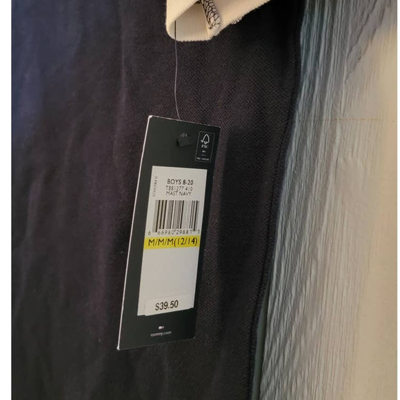 Hilfiger Boys Matt Polo Shirt - M (12/14) - NWT - Picture 3 of 5